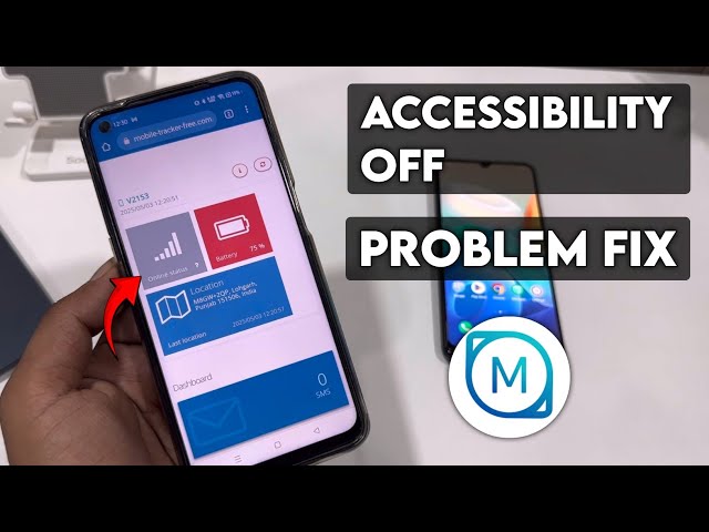 Mobile tracker free app online status problem solution | accessibility automatically of solution