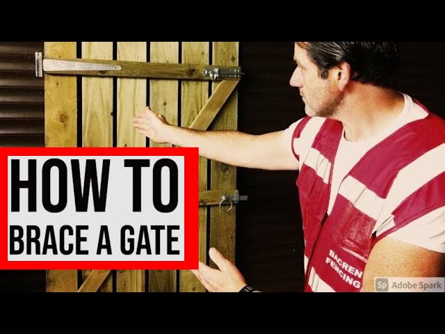 How To Stop a GATE from Sagging