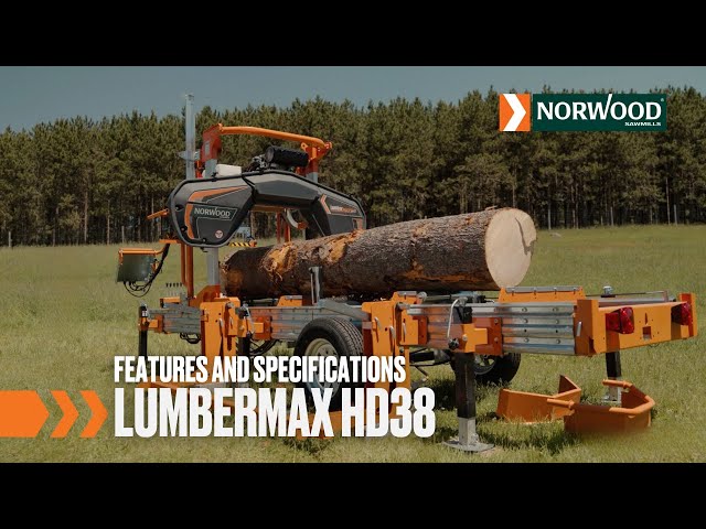 Features and Specifications | The Ultimate Portable Sawmill | LumberMax HD38 Portable Sawmill