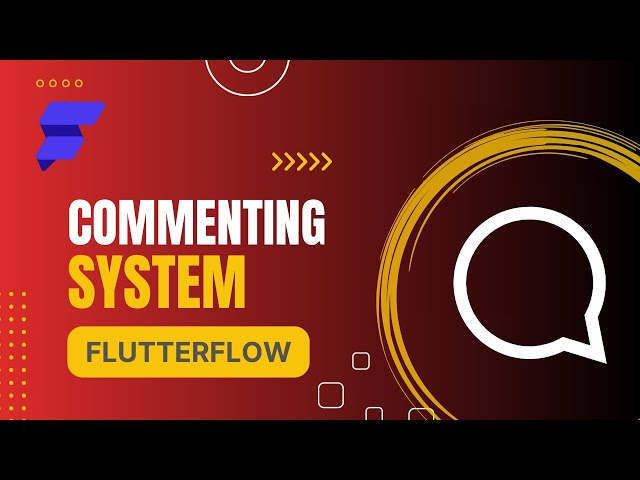 @FlutterFlow  Commenting System for Social Media Apps - Tutorial