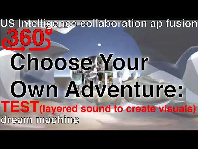 dream machine : 360 Choose Your Own Adventure : US Intelligence collaboration ap fusion