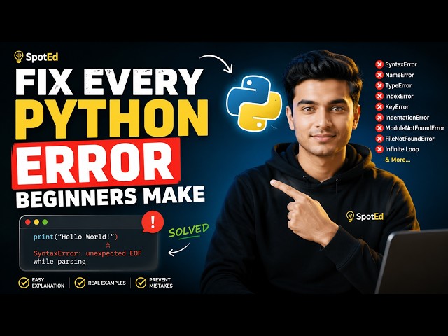 Python for Beginners: Fixing the Most Common Code Errors