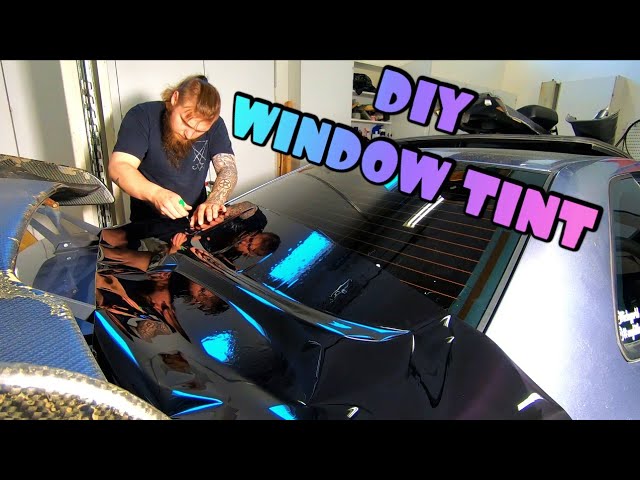 DIY CAR WINDOW TINT! Beginner Way To Do It