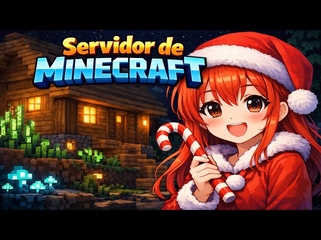 SERVIDOR de MINECRAFT en vivo - Feliz Navidad en Minecraft