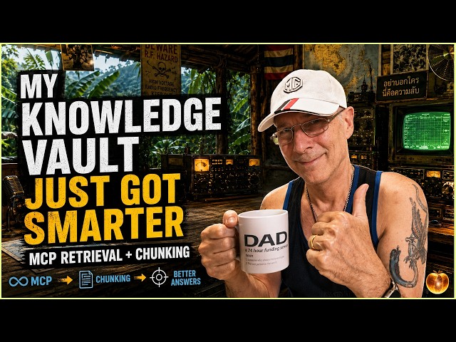 My Knowledge Vault Just Got Smarter | MCP Retrieval + Chunking