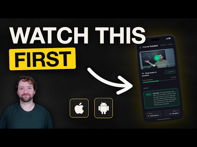 Here's How I used AI Agents to Build an App (iPhone and Android)