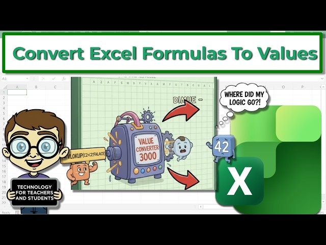 Turn Excel Formulas into Values in Seconds