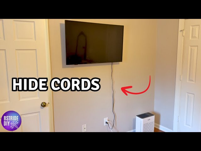 How to Hide TV Wires and Power Cord Behind Your Wall