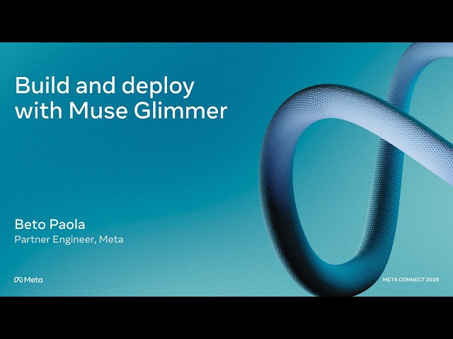 Build and deploy with Muse Glimmer