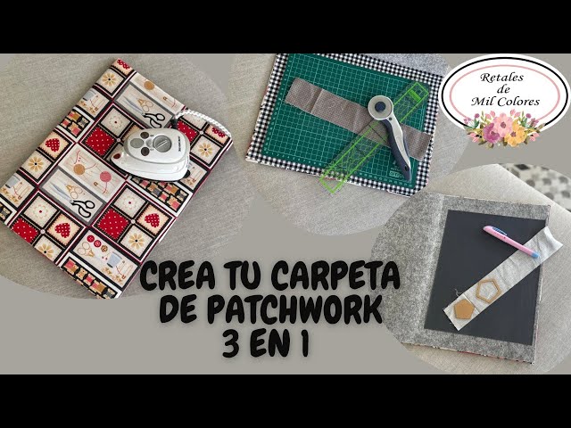 Special 3-in-1 Patchwork folder. Free Tutorial 182