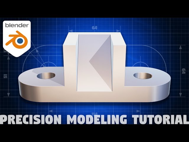 Blender Precision Modeling Tutorial | Modeling Practice 03