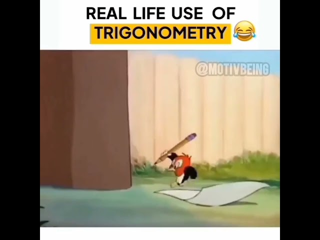 🤯 Trigonometry Made Easy by Mathobeing | Learn with Tom & Jerry || #maths