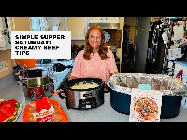 SIMPLE SUPPER SATURDAY: CREAMY BEEF TIPS