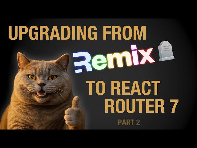 Switching from Remix to React Router: Codemod, Config & Type-Safe Context