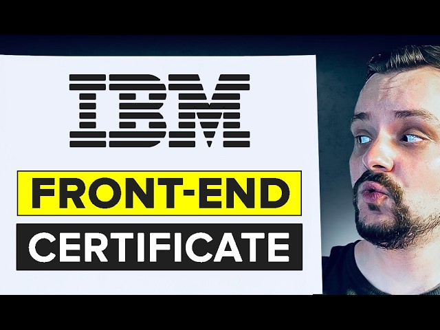 IBM Frontend Developer Professional Certificate - Review 2026 (Coursera Review)