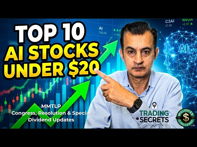 My Top 10 AI Stocks under $20 with Huge Upside. MMTLP Updates on: Congress, Resolution & Dividend