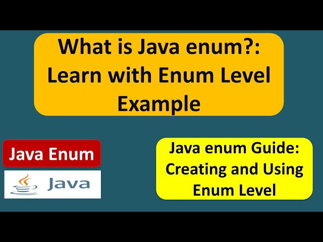 What is Java enum?: Learn with Enum Level Example | Java enum | enum in Java | Java Tutorial