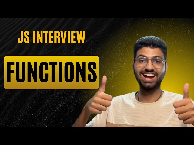 S4. JavaScript Functions Explained 🔥 | IIFE, Parameters & Return Values