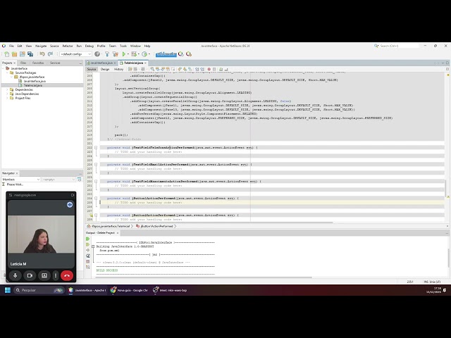 Interface Gráfica (GUI) com Java  - IDE NetBeans - Agenda de Contatos