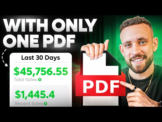 FULL COURSE: How I Made $5,700 in 7 Days With ONE PDF Online