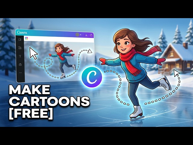 Create 3D Cartoon Animations Using Canva's FREE Level!