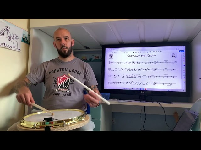 SCQF Level 4 Snare Drumming - Scotland the Brave