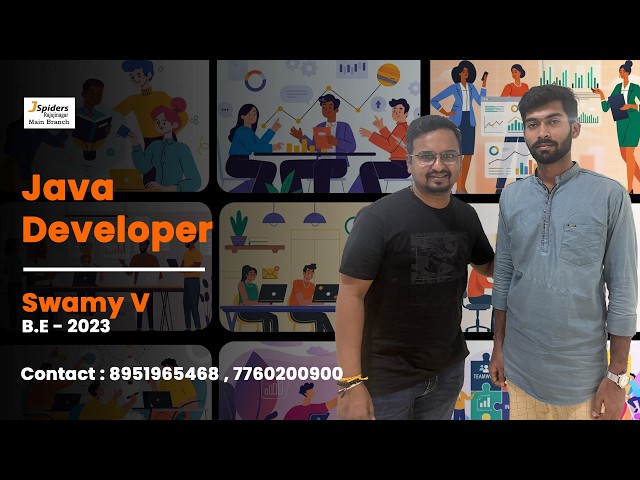 🎉 Congratulations to Swamy V on getting placed as a Java Developer! 💻🚀