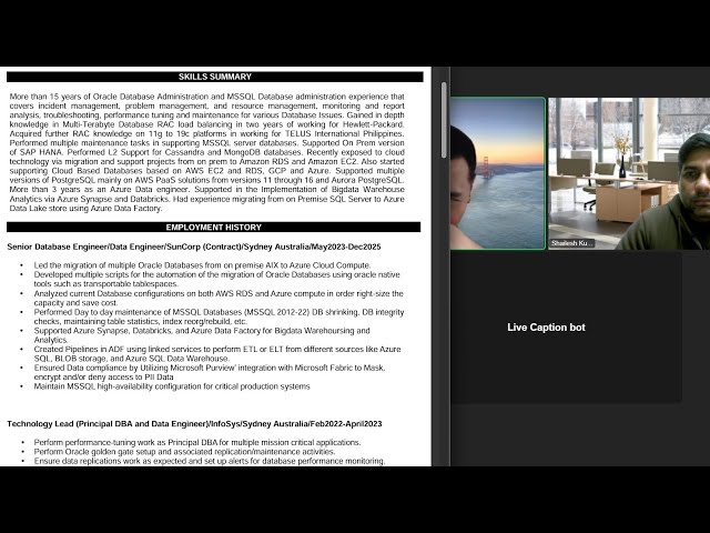 12 years experience #sqlserver #dba #technical #interview #rdbms #database #technology #yt #mock 