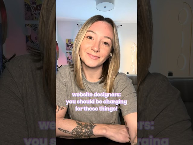 Web Designers Should Be Charging For These Things