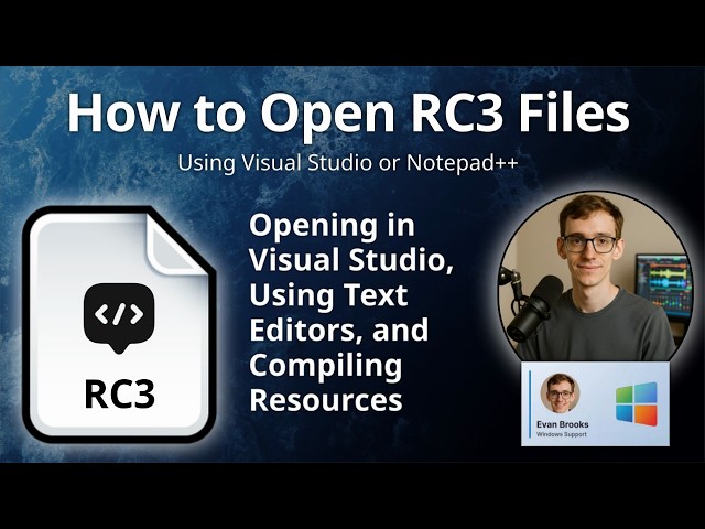 How to Open RC3 Files (Visual C Resource)