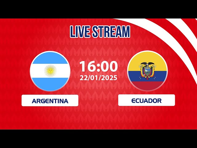 🔴 Argentina vs Ecuador | When Class Meets Fighting Spirit