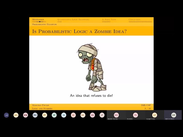 Marcelo Finger: Logic and Numbers. Combining logical reasoning with probabilities and counting