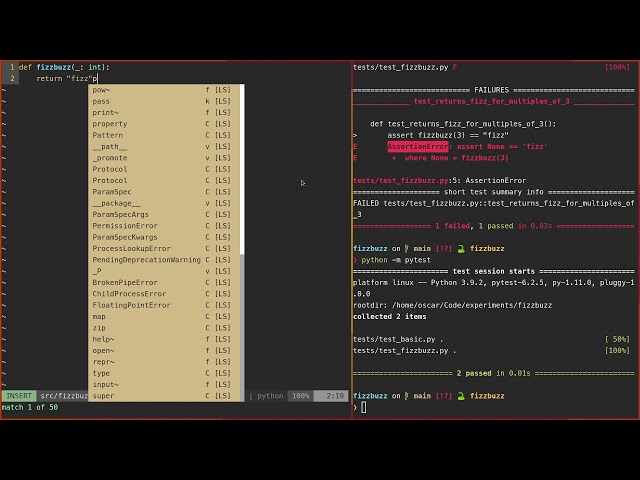 Escribe pruebas para tu código en Python usando pytest