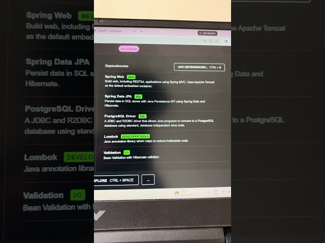 Day 1 of learning Spring Boot using ChatGPT #coding #springboot