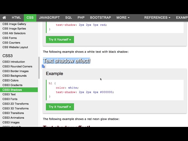 CSS 038   Text Shadow