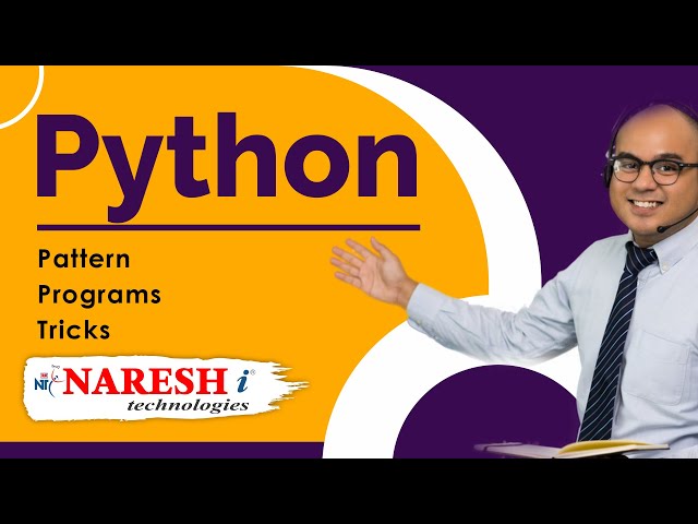 #1 Pattern Programs Tricks in Python | Python Tutorial | Naresh IT