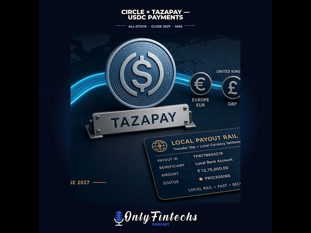 Circle Buys Tazapay ~$400M | USDC Cross-Border Payments Bet