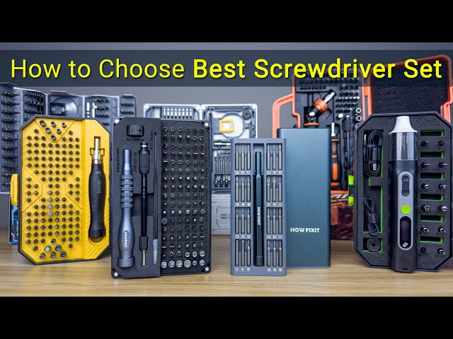 How to Choose the Best Screwdriver Set for Electronics & Home Repairs | Buying Guide