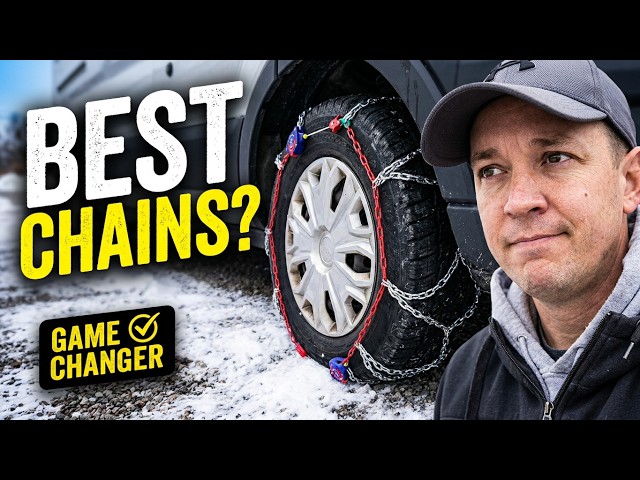 These Tire Chains Saved My Van | Here's Why | Link in Description👇