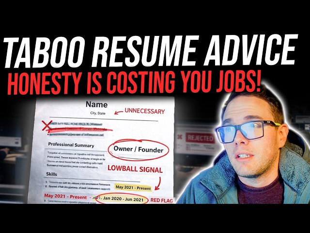 STOP Being “Transparent” on Your Resume