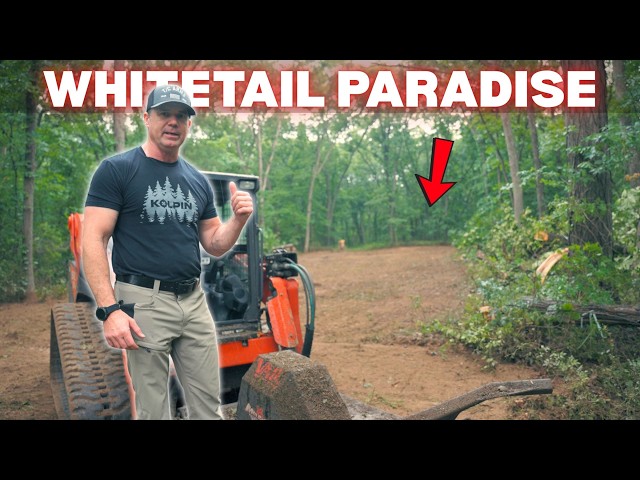 Converting A Farm To WHITETAIL PARADISE In 24 HOURS