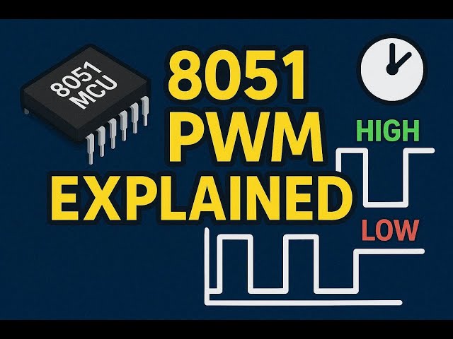 How to Generate PWM Signal Using 8051 Microcontroller | Timer Based PWM Explained