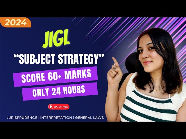 JIGL Important Chapters 🔥 | JIGL subject strategy | How to start JIGL | Neha Patel