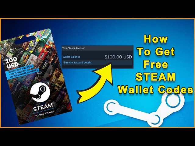 Steam Gift Card Codes 🔰 Best Ways to Earn Steam Wallet Codes