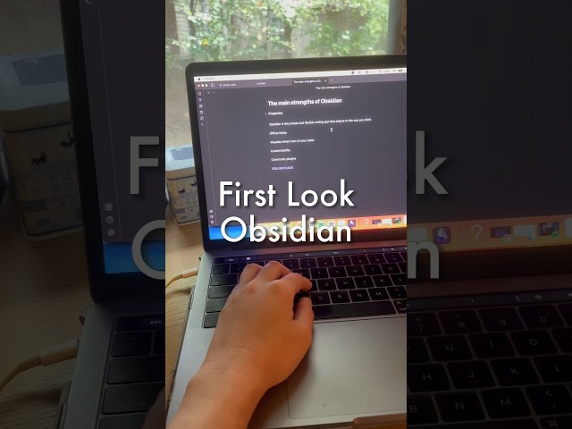 Obsidian: The ultimate note-taking app!! ✨#obsidian #notetaking #secondbrain