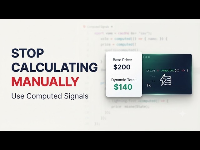 Angular Computed Signals Masterclass