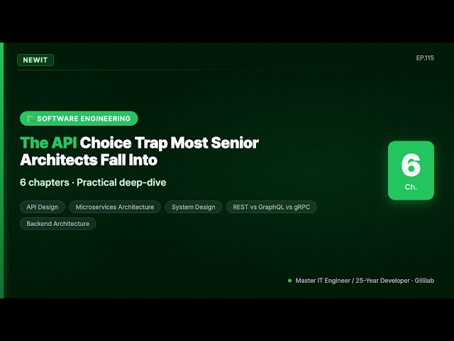 The API Choice Trap Most Senior Architects Fall Into | #NEWIT