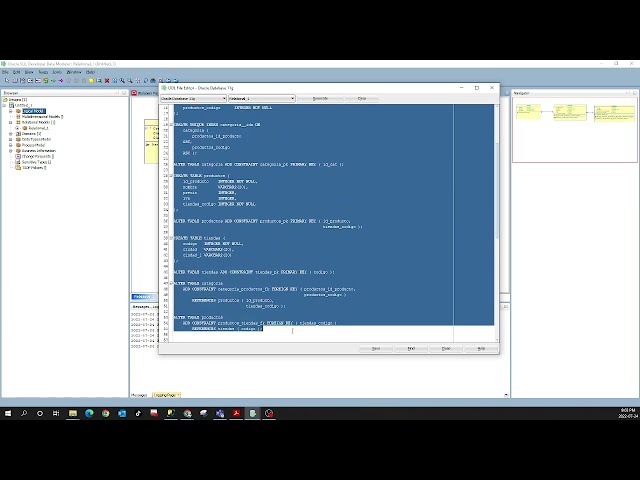 Modelo relacional y generación del DDL usando Data modeler de oracle