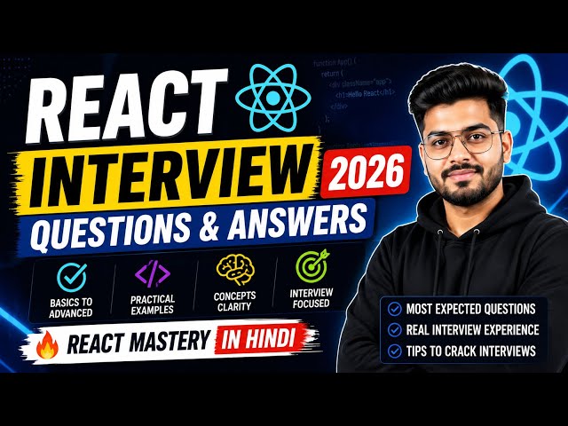 React Interview Questions & Answers 2026 🔥 | React.js Interview Preparation | Master React