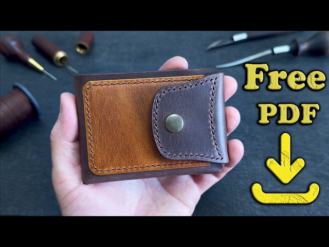 Making a minimalist Leather Wallet